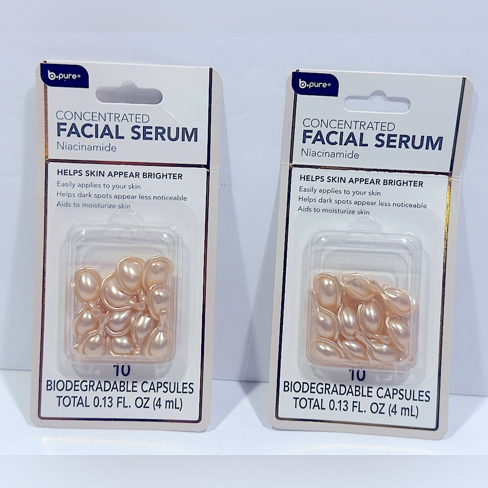 b•pure Concentrated Facial Serum with Niacinamide 10 Capsules - Pack of 2